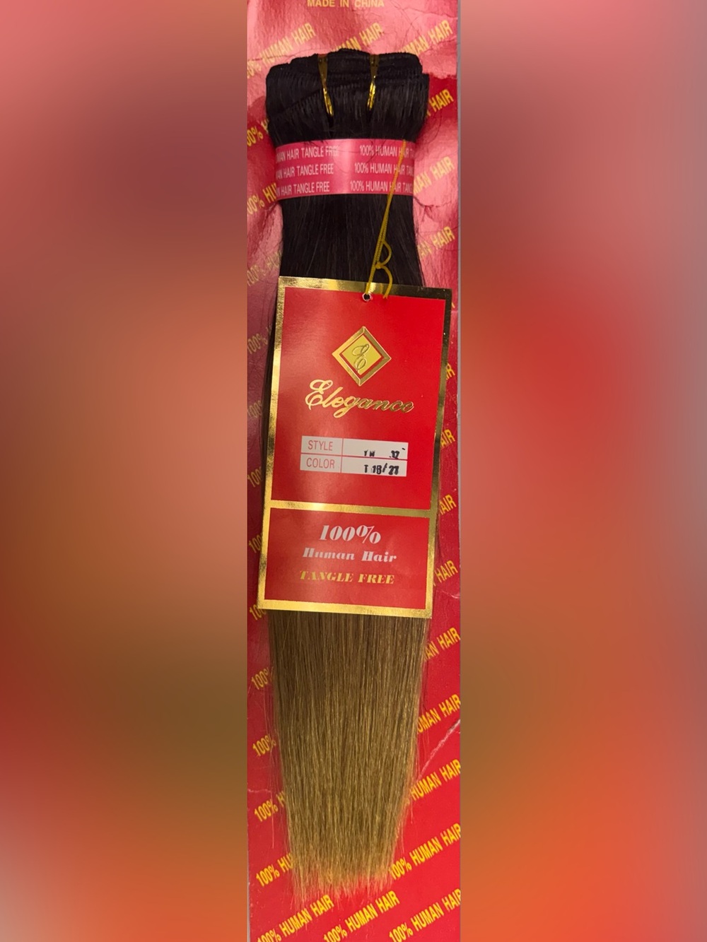 Elegance. 100% human hair. Straight.